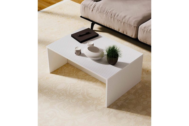 Naro Soffbord 90 cm - Vit - Möbler - Bord & matgrupper - Soffbord