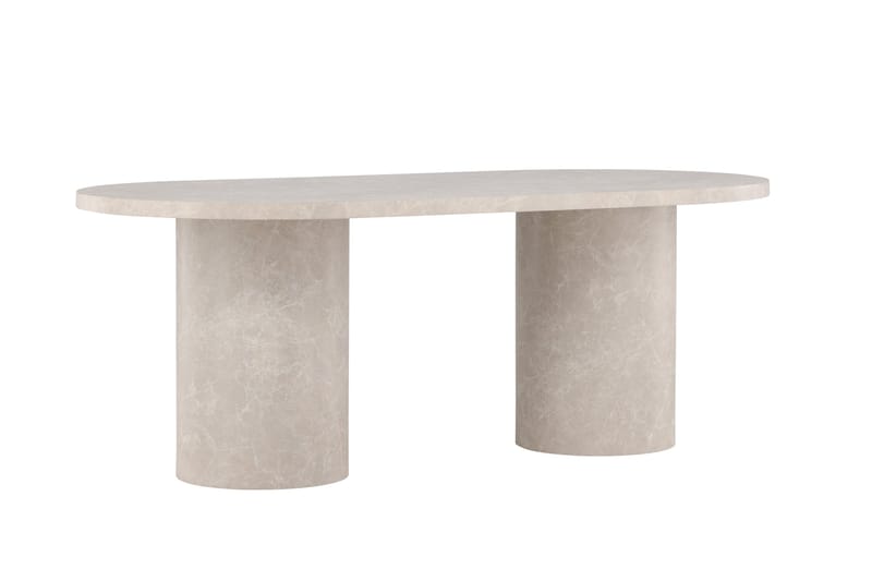 Narvik Dining Table 100x200 cm - Beige Marblelook  / - Beige - Möbler - Bord & matgrupper - Matbord & köksbord