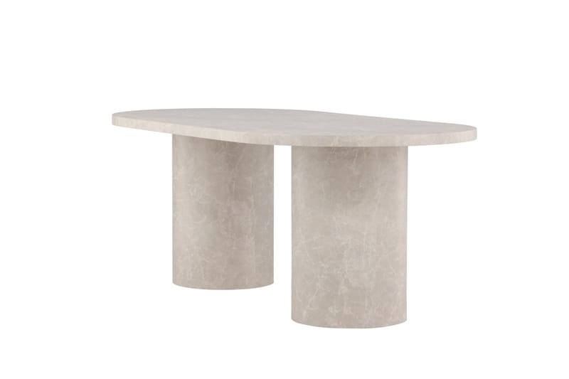 Narvik Dining Table 100x200 cm - Beige Marblelook  / - Beige - Möbler - Bord & matgrupper - Matbord & köksbord