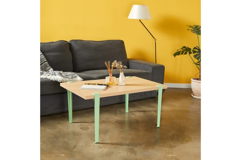 Neda Soffbord 90x60 cm Brun/Blå - Hanah Home - Möbler - Bord & matgrupper - Soffbord