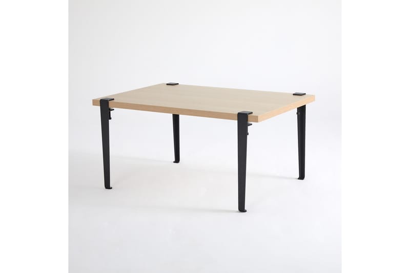 Neda Soffbord 90x60 cm Brun/Svart - Hanah Home - Möbler - Bord & matgrupper - Soffbord