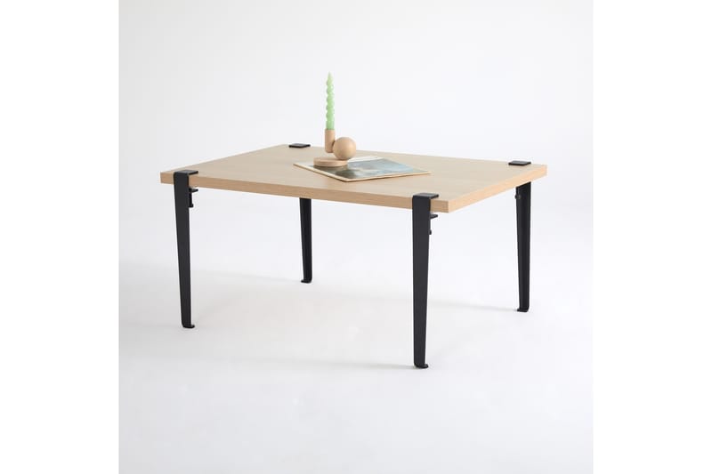 Neda Soffbord 90x60 cm Brun/Svart - Hanah Home - Möbler - Bord & matgrupper - Soffbord