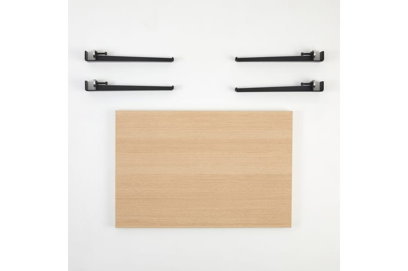 Neda Soffbord 90x60 cm Brun/Svart - Hanah Home - Möbler - Bord & matgrupper - Soffbord