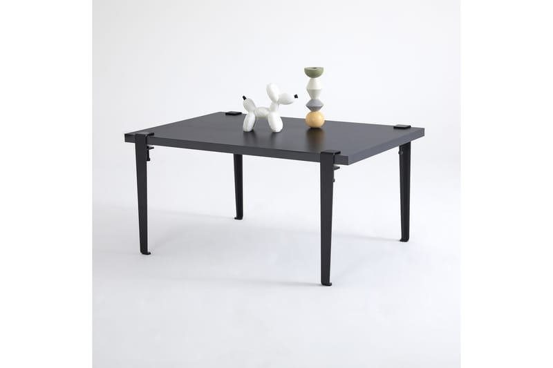 Neda Soffbord 90x60 cm Svart - Hanah Home - Möbler - Bord & matgrupper - Soffbord