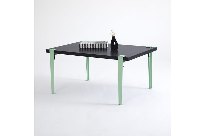 Neda Soffbord 90x60 cm Svart/Blå/Grön - Hanah Home - Möbler - Bord & matgrupper - Soffbord