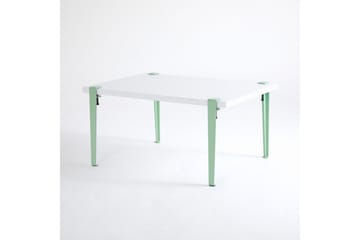 Neda Soffbord 90x60 cm Vit/Blå/Grön