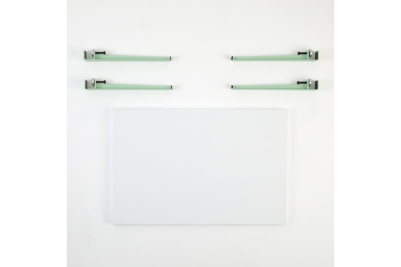 Neda Soffbord 90x60 cm Vit/Blå/Grön - Hanah Home - Soffbord