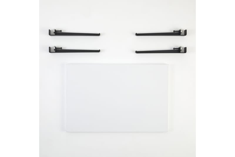 Neda Soffbord 90x60 cm Vit/Svart - Hanah Home - Möbler - Bord & matgrupper - Soffbord