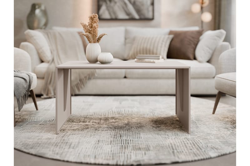 Nerima Soffbord 100 cm - Beige - Möbler - Bord & matgrupper - Soffbord