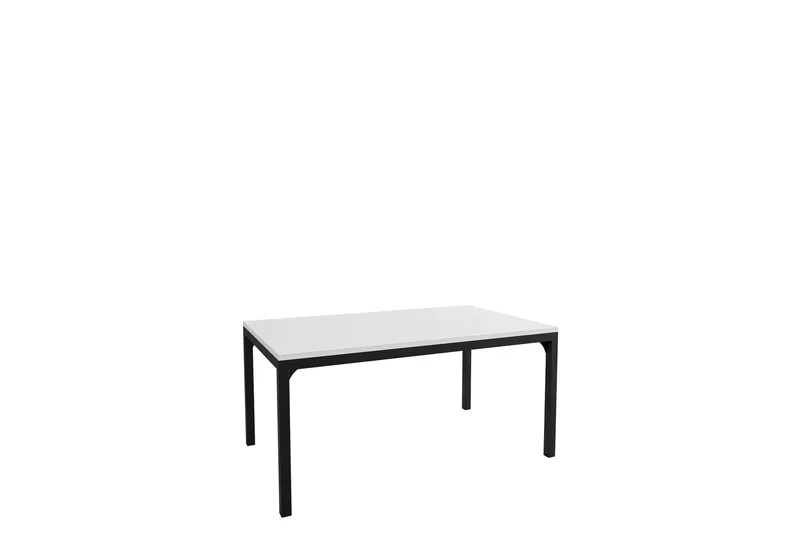 Nerima Soffbord 100 cm, Svart/Vit