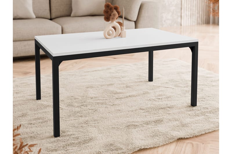 Nerima Soffbord 100 cm - Svart/Vit - Möbler - Bord & matgrupper - Soffbord