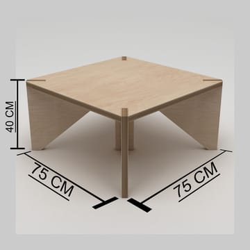 Nirena Soffbord 75 cm - Naturträ - Möbler - Bord & matgrupper - Soffbord