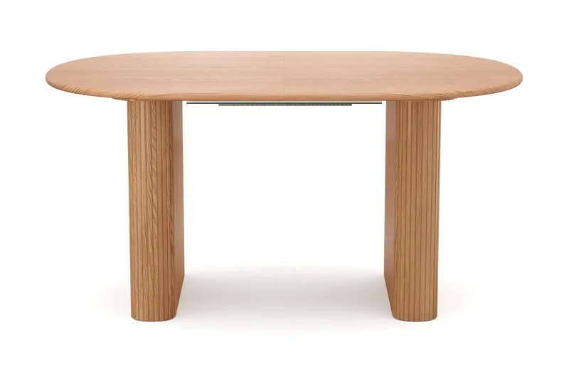 Noira Matgrupp 160-220 cm förlängningsbart i Ek med 6 Ronja Matstolar - Sand/Ek - Möbler - Bord & matgrupper - Matgrupper