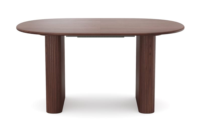 Noira Matgrupp 160-220 cm förlängningsbart i Valnöt med 6 Ronja Matstolar - Sand/Valnöt - Möbler - Bord & matgrupper - Matgrupper