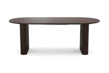 Noira Matgrupp 160-220 cm förlängningsbart med 6 Greya Mastolar - Rökt ek - Möbler - Bord & matgrupper - Matgrupper