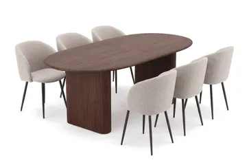 160-220 cm - Valnöt