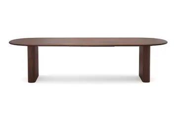 Noira Matgrupp 220-320 cm förlängningsbart med 6 Greya Mastolar - Valnöt - Möbler - Bord & matgrupper - Matgrupper