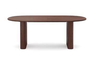 Noira Matgrupp 220-320 cm förlängningsbart med 6 Greya Mastolar - Valnöt - Möbler - Bord & matgrupper - Matgrupper