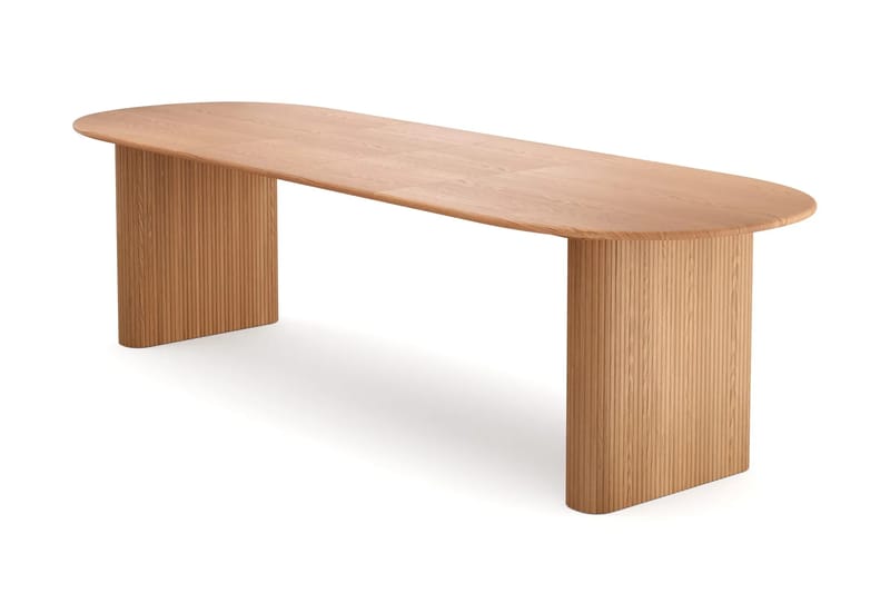 Noira Matgrupp 220-320 cm förlängningsbart med 6 Nibe Plus Mastolar - Ek - Möbler - Bord & matgrupper - Matgrupper