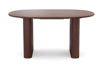 Noira Matgrupp förlängningsbart 160-220 cm Valnöt med 6 Milva Matstolar - Valnöt - Möbler - Bord & matgrupper - Matgrupper