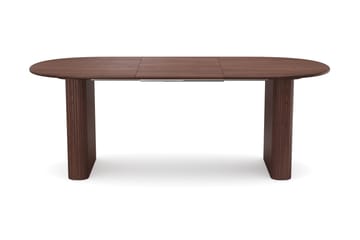 Noira Matgrupp förlängningsbart 160-220 cm Valnöt med 6 Milva Matstolar - Valnöt - Möbler - Bord & matgrupper - Matgrupper