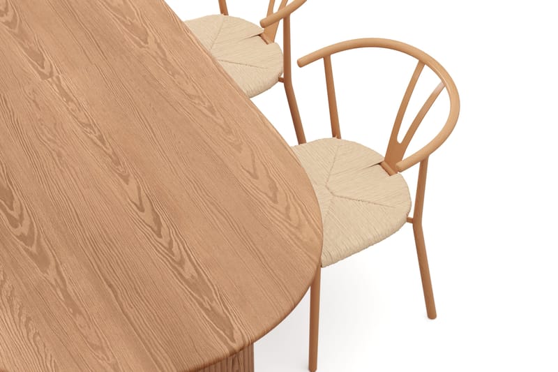 Noira Matgrupp förlängningsbart 220-320 cm Ek med 6 Elysia Matstolar - Ek - Möbler - Bord & matgrupper - Matgrupper