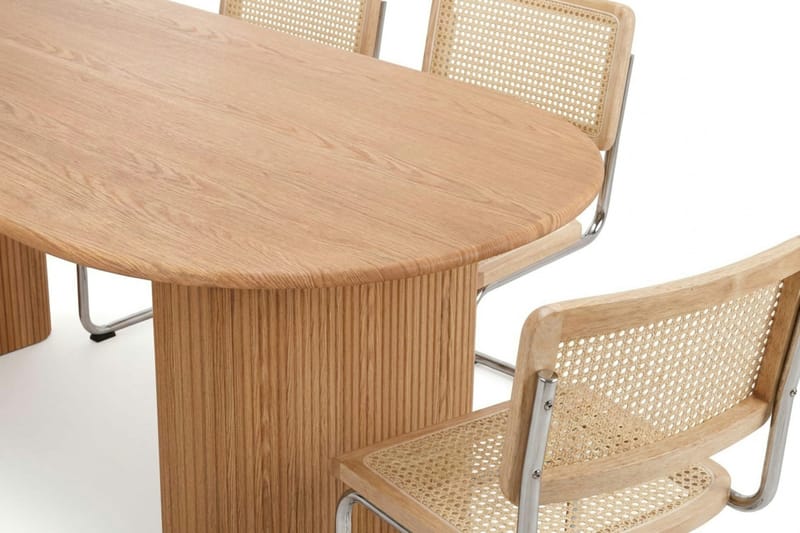 Noira Matgrupp rektangulärt 220 cm Ek med 6 Build Matstolar - Ek - Möbler - Bord & matgrupper - Matgrupper