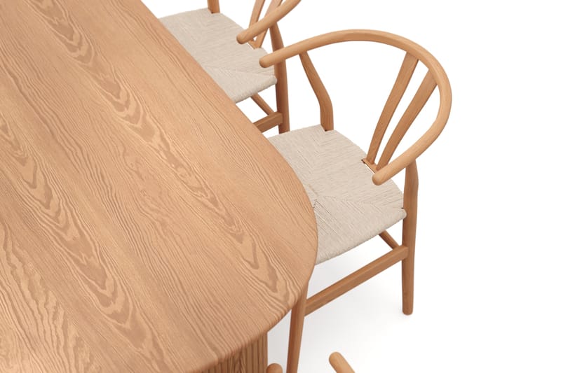 Noira Matgrupp rektangulärt 220 cm Ek med 6 Dastoori Matstolar - Ek - Möbler - Bord & matgrupper - Matgrupper