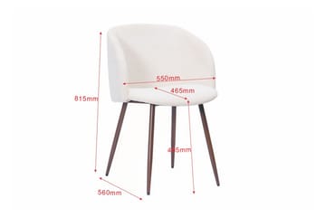 Noira Matgrupp rektangulärt 220 cm med 6 Greya Matstolar - Valnöt - Möbler - Bord & matgrupper - Matgrupper