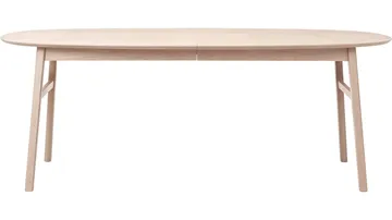Nordal Matbord Förlängningsbar 105x205-305 cm - Vitpigmenterad - Möbler - Bord & matgrupper - Matbord & köksbord