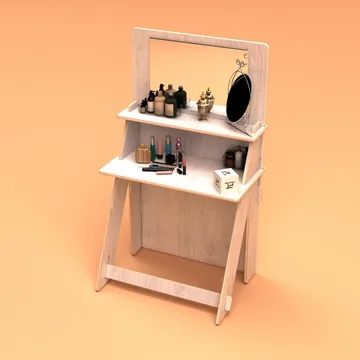 Norena Sminkbord 85 cm - Naturträ - Möbler - Bord & matgrupper - Sminkbord & toalettbord
