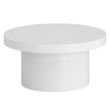 Norvasen Soffbord 60 cm Rund - Högglansvit - Möbler - Bord & matgrupper - Soffbord