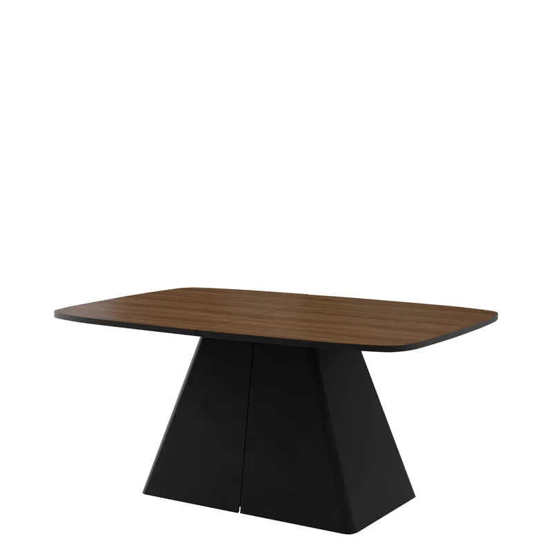 Novaj Matbord förlängningsbart 180-256 cm, svart, brun