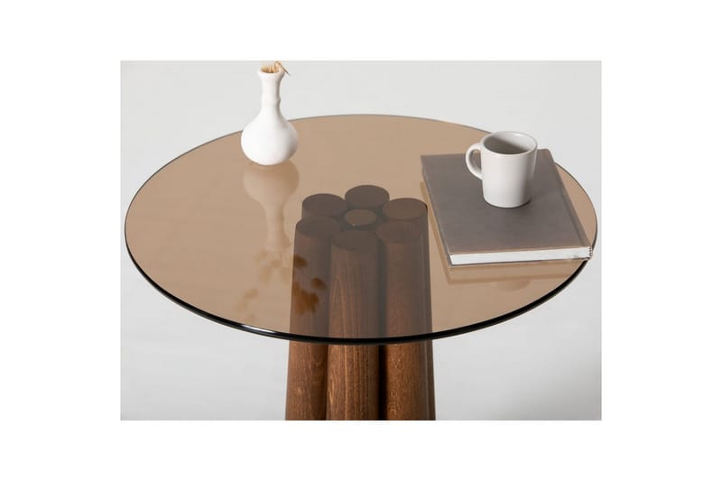 Novera Soffbord 50 cm - Brons/Valnöt - Möbler - Bord & matgrupper - Soffbord