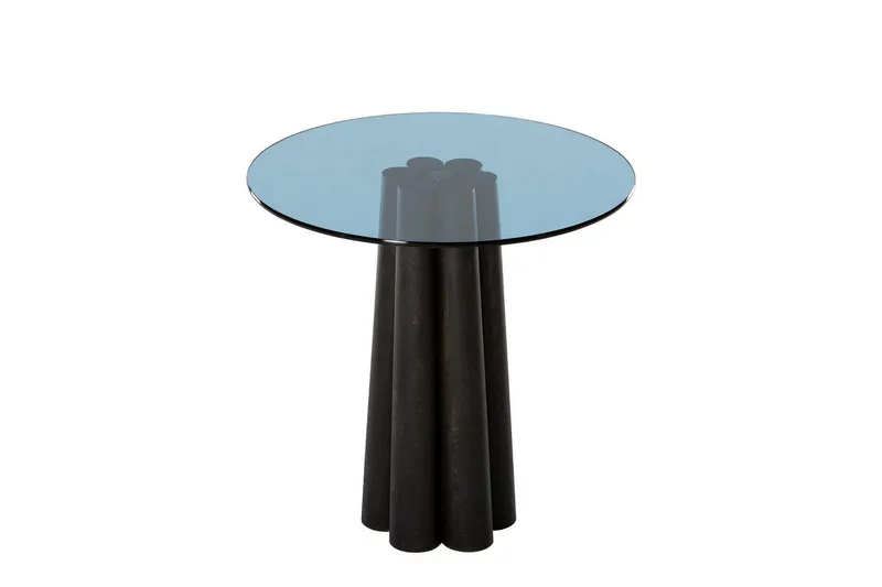 Novera Soffbord 50 cm, Svart/Blå