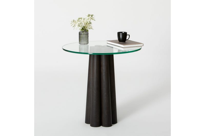 Novera Soffbord 50 cm - Transparent/Svart - Möbler - Bord & matgrupper - Soffbord