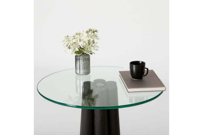 Novera Soffbord 50 cm - Transparent/Svart - Möbler - Bord & matgrupper - Soffbord