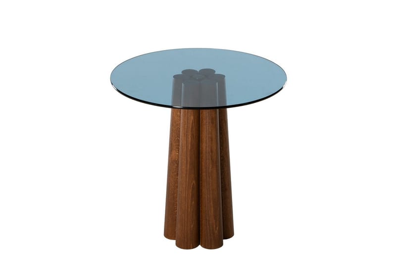 Novera Soffbord 50 cm - Valnöt/Blå - Möbler - Bord & matgrupper - Soffbord