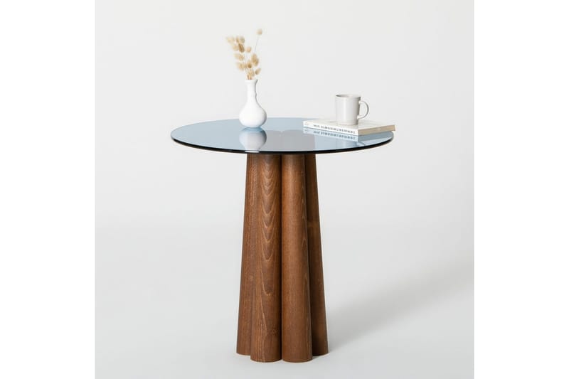 Novera Soffbord 50 cm - Valnöt/Blå - Möbler - Bord & matgrupper - Soffbord