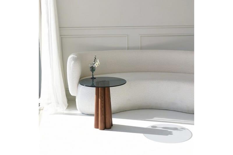 Novera Soffbord 50 cm - Valnöt/Mörkgrå - Möbler - Bord & matgrupper - Soffbord