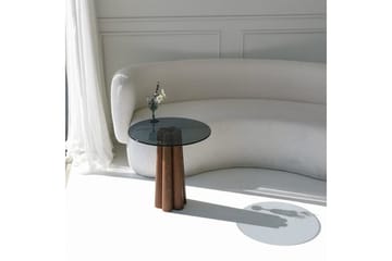 Novera Soffbord 50 cm - Valnöt/Mörkgrå - Möbler - Bord & matgrupper - Soffbord
