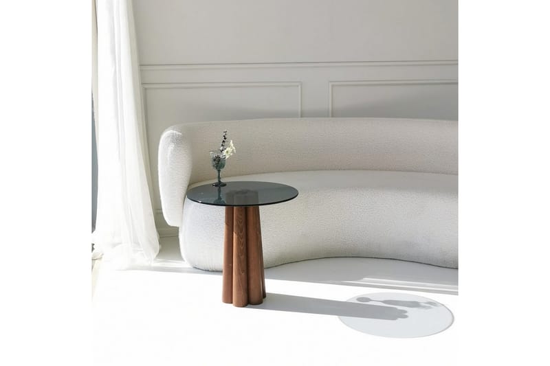 Novera Soffbord 50 cm - Valnöt/Mörkgrå - Möbler - Bord & matgrupper - Soffbord