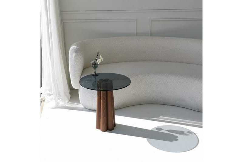 Novera Soffbord 50 cm - Valnöt/Mörkgrå - Möbler - Bord & matgrupper - Soffbord