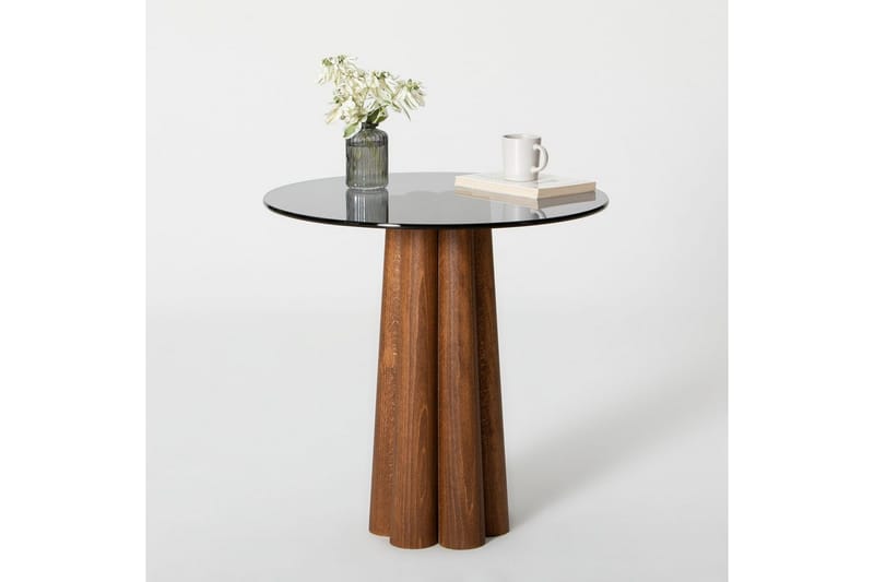 Novera Soffbord 50 cm - Valnöt/Mörkgrå - Möbler - Bord & matgrupper - Soffbord