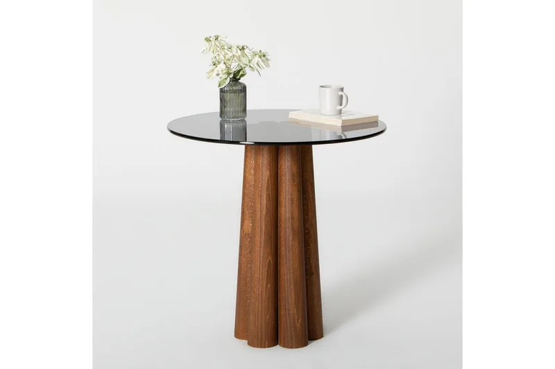 Novera Soffbord 50 cm - Valnöt/Mörkgrå - Möbler - Bord & matgrupper - Soffbord