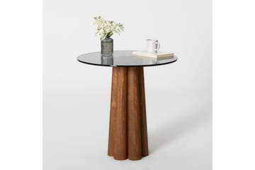 Novera Soffbord 50 cm - Valnöt/Mörkgrå - Möbler - Bord & matgrupper - Soffbord
