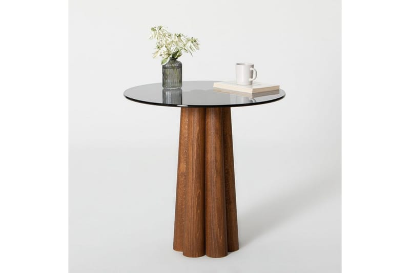 Novera Soffbord 50 cm - Valnöt/Mörkgrå - Möbler - Bord & matgrupper - Soffbord