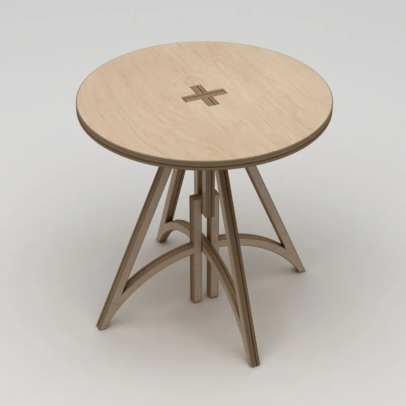 Nurena Matbord 75 cm - Naturligt trä - Möbler - Bord & matgrupper - Matbord & köksbord