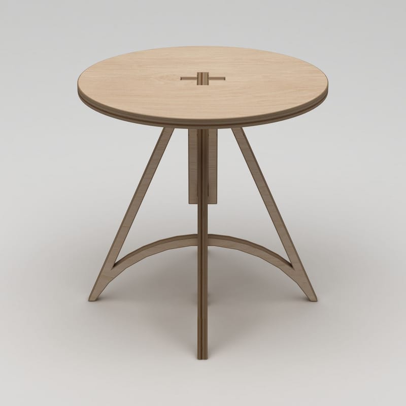 Nurena Matbord 75 cm - Naturligt trä - Möbler - Bord & matgrupper - Matbord & köksbord