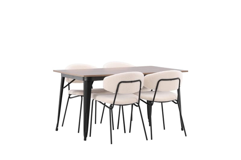 Ochovi Matbord 140 cm med 4 Chico Matstol - Möbler - Bord & matgrupper - Matgrupper